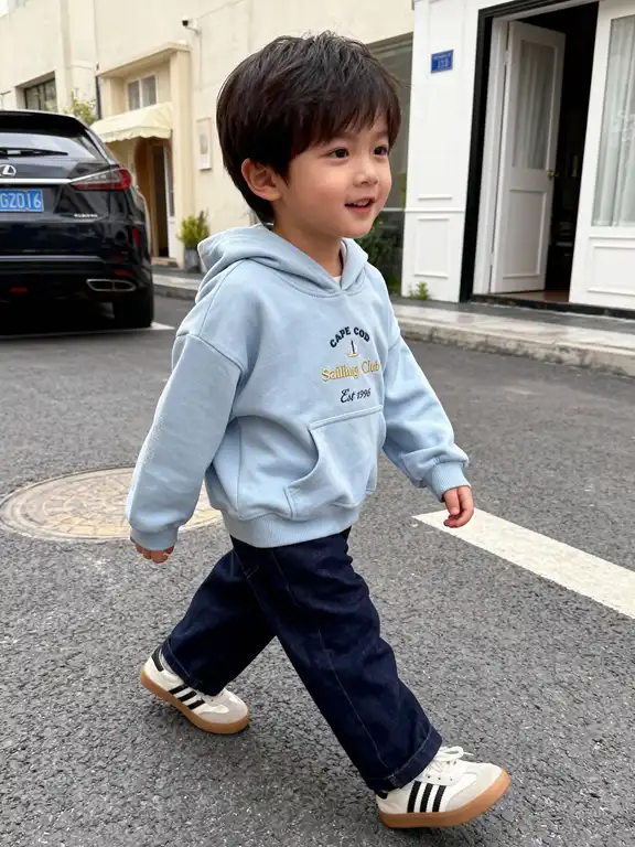 هودی دورس سه نخ پنبه داخل کرک طرح کشتی